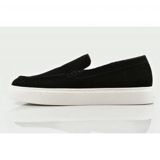 Calvin Klein Moccasin Suede Μαύρο