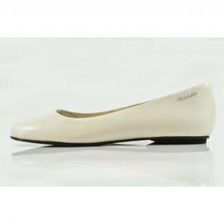 Calvin Klein Round Ballerina Κρεμ