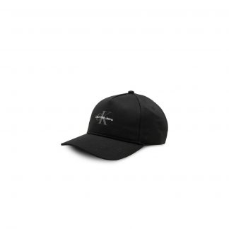Calvin Klein Mono Logo Print Cap Μαύρο