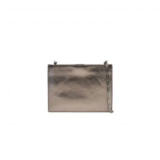 Calvin Klein Ck Night Square Crossbody Ατσαλί