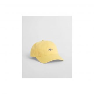Gant SHIELD COTTON TWILL CAP Κίτρινο