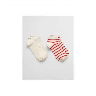 Gant STRIPE AND SOLID ANKLE SO Μπεζ-Πορτοκαλί