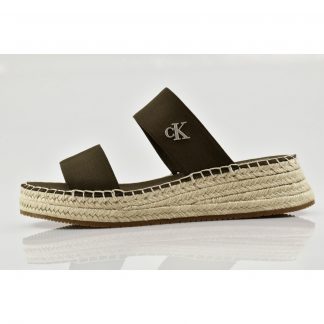 Calvin Klein Sporty Rope Mg Lth Webbin Καφέ