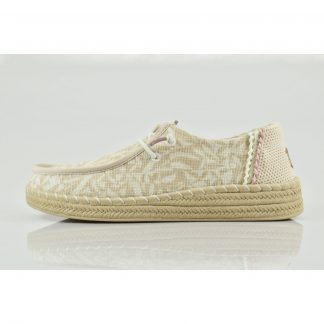 Hey Dude WENDY ESPADRILLE RETRO PA Μπέζ-Άσπρο