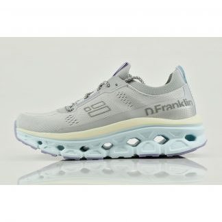 D.FRANKLIN Aero Sneakers Mesh Γκρί-Σιέλ