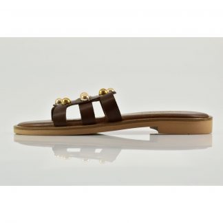 Myconian Greek Sandal 21024 Καφέ